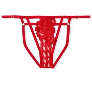VS XL VERY SEXY Band of Lovers Bikini Panty Lipstick Red NWT
